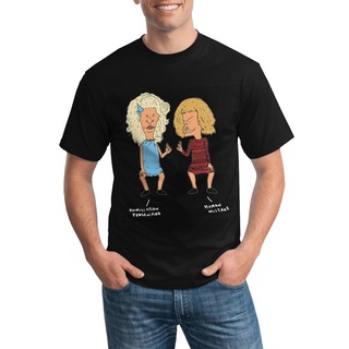 เสื้อยืดผ้าฝ้ายพิมพ์ลายคลาสสิก เสื้อยืด ผ้าฝ้าย 100% พิมพ์ลาย Beavis Mattel &amp; Butthead Zamolodchikova Trixie And Katya ค