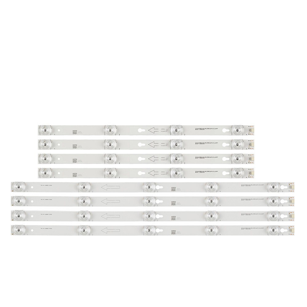 Backlight Strips LED 8 ชิ้นใช้ได้กับ TCL L49P1A-F TOT 49 D2900 4X44X5 หน้าจอ LVF490CS0T L49A620U L49
