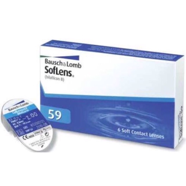 bausch and lomb soflens 59 / 2 คู่ รายเดือน
