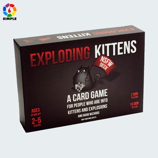 บอร์ดเกม แมวระเบิด (เหมียวระเบิด) (ภาษาอังกฤษ)  Exploding Kittens Board Game (ภาษาอังกฤษ)