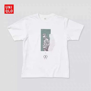 Uniqlo เสื้อยืดลําลองสําหรับผู้ชาย / ผู้หญิงแขนสั้นคอก ลม ( Curse Back To Battle Comics Ut ) 440676