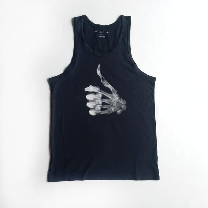 AE Men Tanktop Black Original - เสื้อกล้ามผู้ชายแบรนด์ออริจินัล
