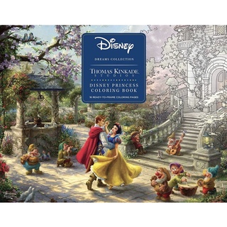 [14 x 0.3 x 11 inches] Disney Dreams Collection Thomas Kinkade Studios Disney Princess Coloring Poster Book