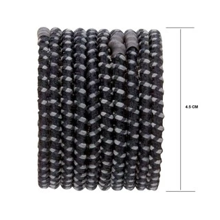 Goody ยางรัดผม 30785 Womens Slide Proof 4MM Black Elastics - สีดำ (10 ชิ้น )
