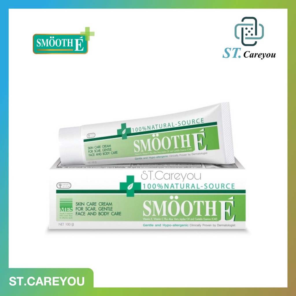 ***ผลิต09/25*** Smooth E Cream 100g สมูทอีครีม 100g