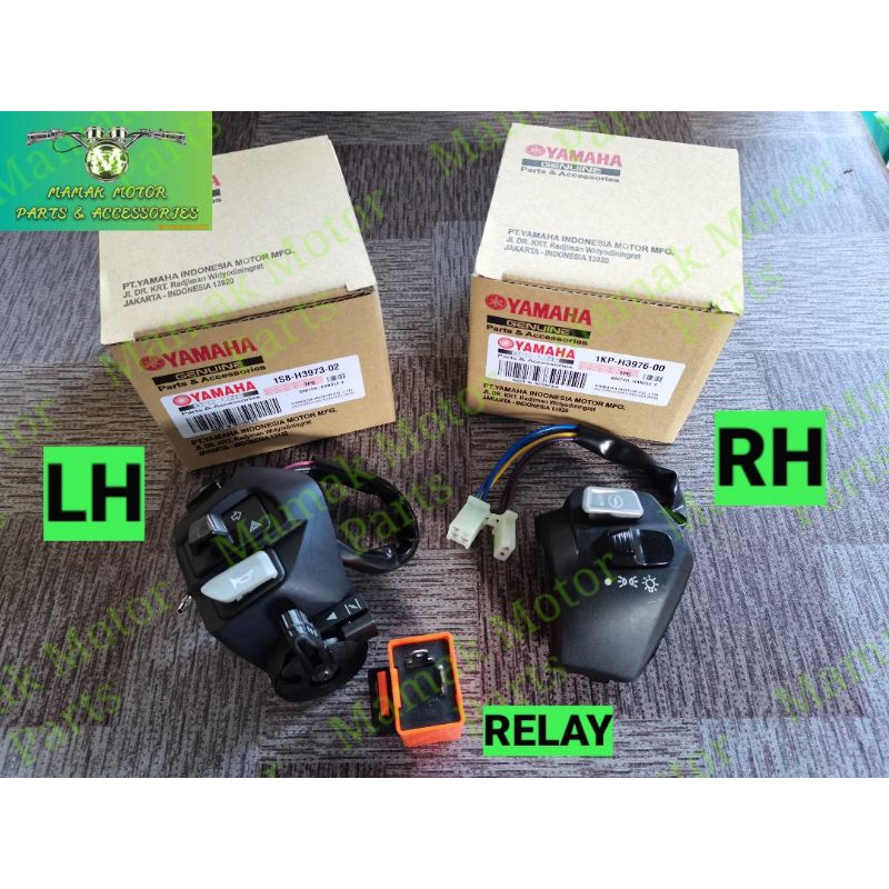 HANDLE SWITCH 4 IN 1 L/H PNP DOUBLE SIGNAL HORN & R/H & HANDLE SWITCH ชุด LC135 V1 V2 V3 V4 V5 V6 EG