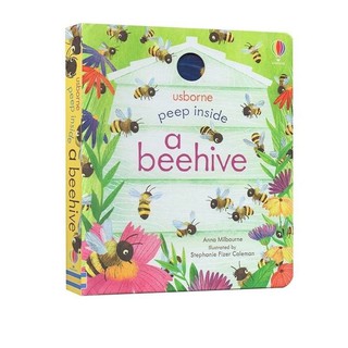 หนังสือบอร์ดบุ้คสำหรับเด็ก Usborne Peep Inside A Beehive