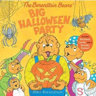 มือ1 พร้อมส่ง BERENSTAIN BEARS BIG HALLOWEEN PARTY, THE: INCLUDES STICKERS, CARDS, AND A SPOO