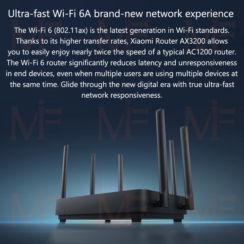 Xiaomi Mi Router AX3200 WiFi 6 Global Version เราเตอร์MI Mesh Network ...