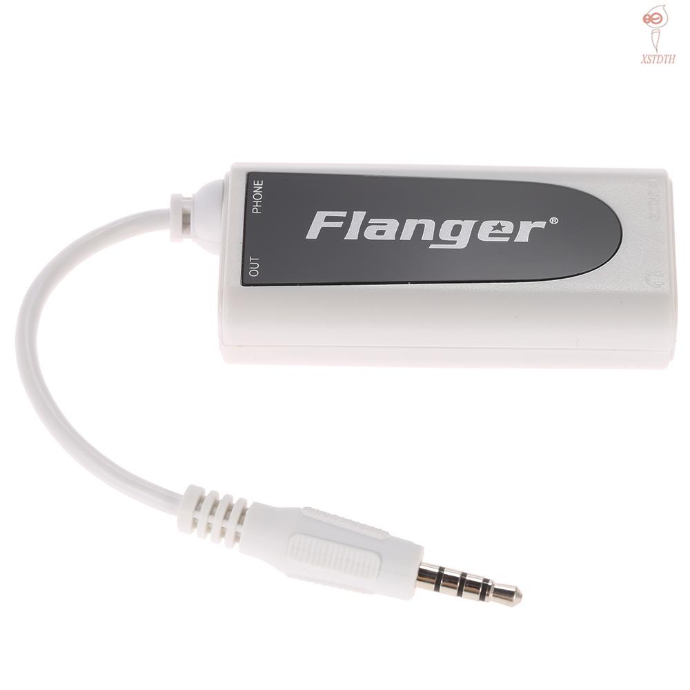 [XSTH] Flanger FC-21 อะแดปเตอร์แปลงเชื่อมต่อกีตาร์ไฟฟ้า เบส โทรศัพท์มือถือ แท็บเล็ต พร้อมปลั๊กเสียง 