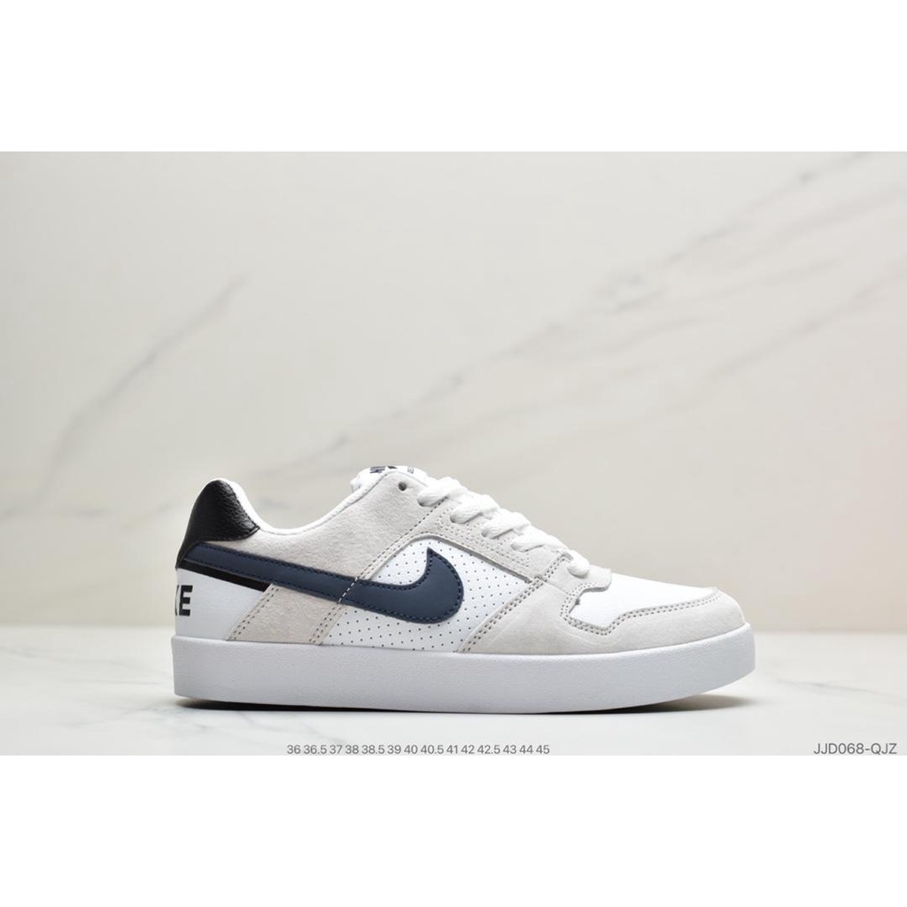 2022 new Nike SB delta force vulc men's and women's black and white low top casual skateboarding sho