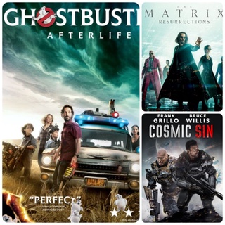 DVD หนังแอคชั่น-ไซไฟ ☆Ghostbusters☆TheMatrix☆CosmicSin - มัดรวม 3 เรื่องดัง #หนังฝรั่ง #แพ็คสุดคุ้ม