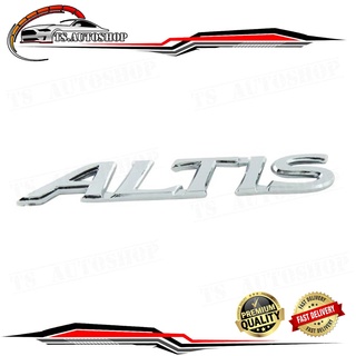 โลโก้ ALTIS LOGO ALTIS ชุปโครเมี่ยม ใส่ Altis แอลติส Toyota 2008 4 door