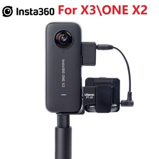 Insta360 X3One X2 อุปกรณ์เสริมไมโครโฟนไร้สาย สําหรับ Insta 360 X3One X2