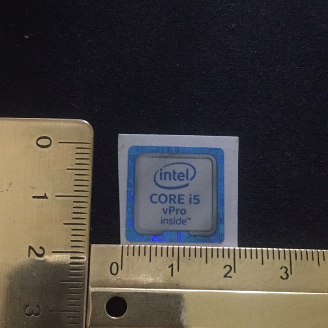 สติ๊กเกอร์สติ๊กเกอร์ intel Core i5 vPro รุ่นที่ 6
