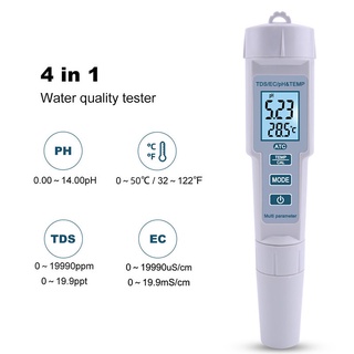 เครื่องวัดวัดค่า PH / TDS / EC / อุณหภูมิ  PH Meters เครื่องวัดคุณภาพน้ำ PH-686