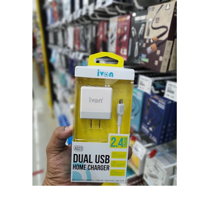 DUAL USB HOME Charger (output 2.4)