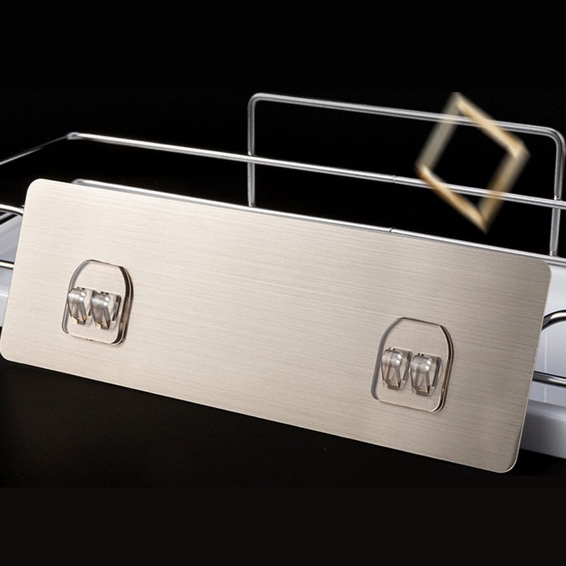 แผ่นปะชั้นวางของติดผนัง แผ่นปะ ตะขอเกี่ยวอุปกรณ์เสริมทรงพลัง