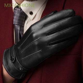 Mxfashione ถุงมือหนัง กันลม สําหรับขี่รถจักรยานยนต์