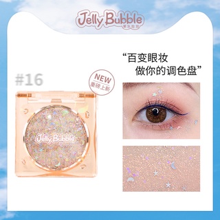 Jellybubble อายแชโดว์พาเลท ชิมเมอร์ เนื้อแมตต์ กลิตเตอร์