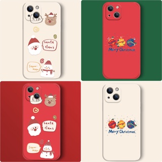 เคสโทรศัพท์มือถือ ซิลิโคนนิ่ม ขอบตรง ลายกระดิ่ง Merry Christmas หลากสี สําหรับ iPhone 11 Pro 7 8 Plus X XS Max XR SE 2020