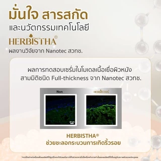 [แพ็คคู่ 2 ขวด] Herbistha Serum เซรั่มบำรุงผิวหน้า ลดริ้วรอย ผิวขาดน้ำ ชะลอวัย 30 มล. (S30=2)งานวิจัย สวทช.