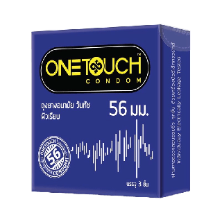 โปรโมชั่น : ถุงยางอนามัยวันทัช 56มม.3ชิ้น 1กล่อง Onetouch 56mm. Condom