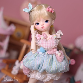 Cici BJD ตุ๊กตาเรซิ่น 1/6 สไตล์มาการอง น่ารัก ของเล่นสําหรับเด็ก