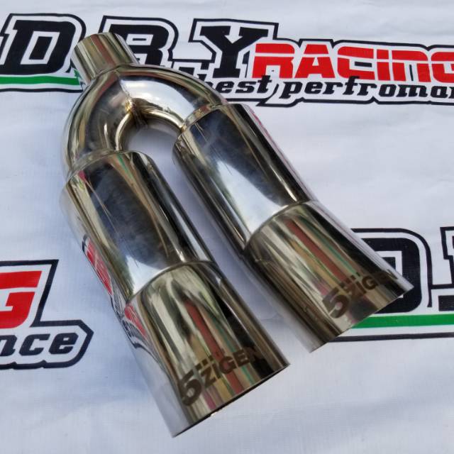 5Zigen Stainless Racing Car Exhaust Agya Ayla Brio Avanza Xenia Jazz Hrv Civic Corolla Etc