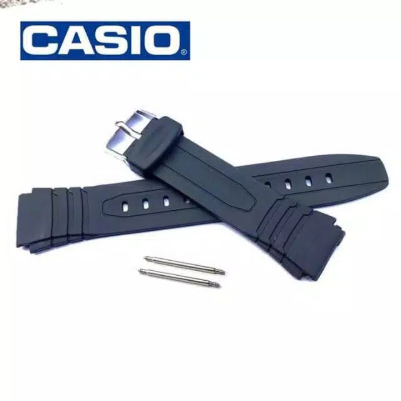 Casio W-800H W800-H W800H W-800-H สายนาฬิกา Casio F 91 ฟรีปากกา 2 ตะขอตามขนาด