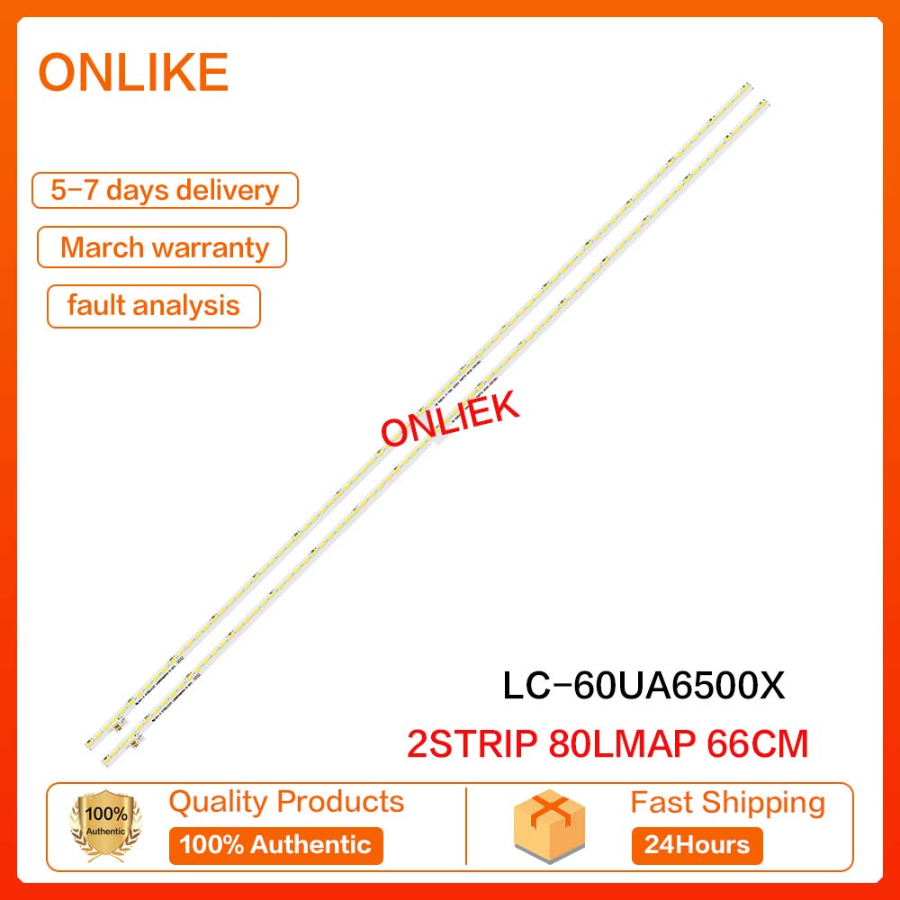 Sharp หลอดไฟแบ็คไลท์ LED TV LC-60UA6500X LC-60UA440X LCD LBM600M2004-K 60 นิ้ว