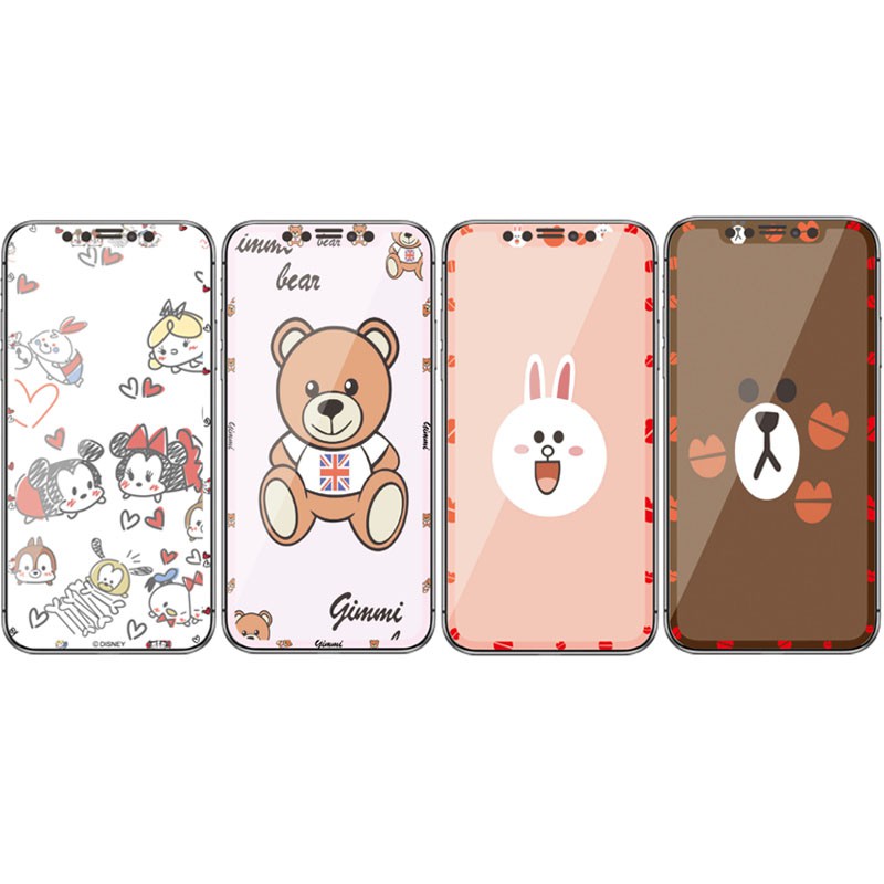 Front screen protector bear ฟิล์มกระจกเต็มจอ iphone11pro ฟิล์มป้องกัน