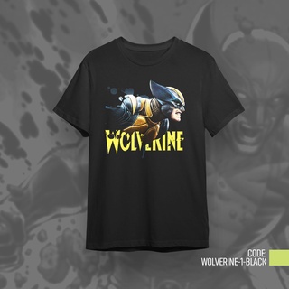 เสื้อยืด Wolverine Printed Shirt Streetwear TIKTOK Customized Shirt Marvel Unisex Comics Loganเสื้อยืด เสือยืดผู้ชาย