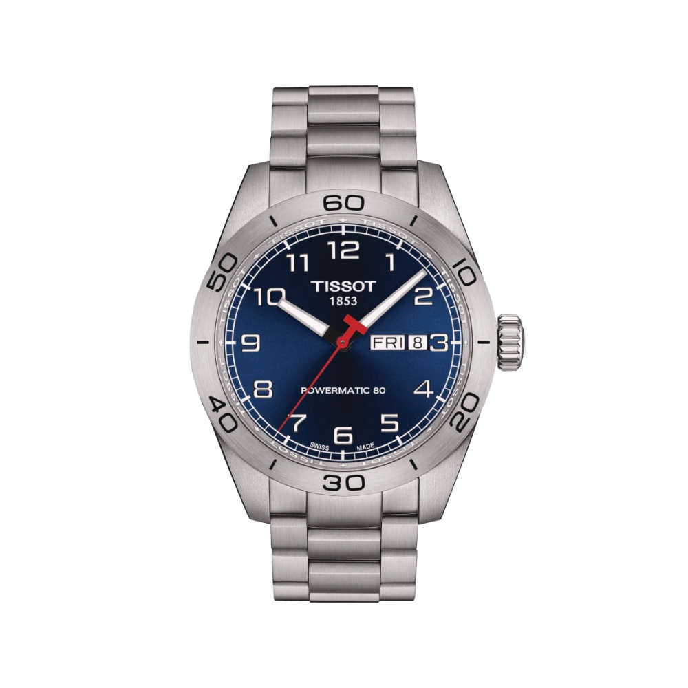 Tissot PRS 516 Powermatic 80 ทิสโซต์ พีอาร์เอส 516 สีน้ำเงิน T1314301104200 นาฬิกาผู้ชาย