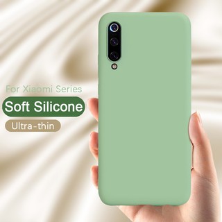 เคสพาสเทลซิลิโคน Xiaomi Mi 6 8 9 9T SE 8 Pro เคสโทรศัพท์อ่อนสบายเรียบง่ายแฟชั่นกันกระแทกคล่องตัวปกหลัง Soft Case cover