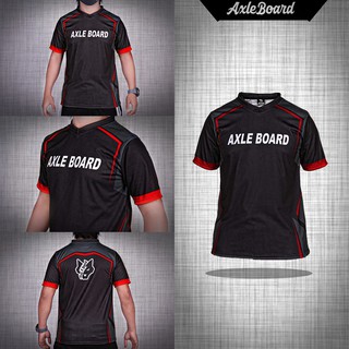 เสื้อยืด ลาย VER 2 AXLEBOARD สีดํา