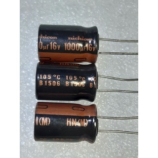 Nichicon HN 1000uf 16v capacitor ตัวเก็บประจุ คาปาซิเตอร์