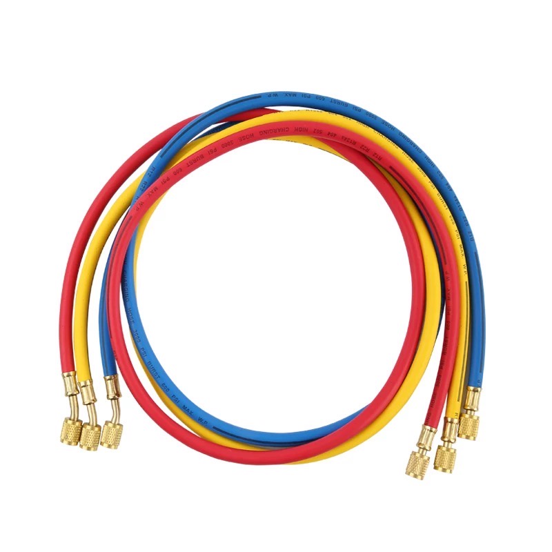 DSZH สายน้ำยาแอร์ 3 เส้น 72นิ้ว R410 R32 สายชาร์ตน้ำยาแอร์ สายเกจเติมน้ำยาแอร์ 6ฟุต 183ซม. ของแท้ สิ
