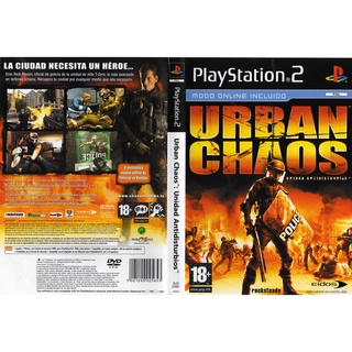 แผ่นเกมส์ PS2 Urban Chaos Unidad Antidisturbios   คุณภาพ ส่งไว (DVD)