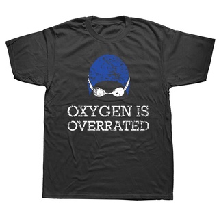 [COD]เสื้อยืดผ้าฝ้าย แขนสั้น พิมพ์ลาย Oxygen Is Overrated Funny Swimming Swim Team ของขวัญวันเกิด สไตล์ฤดูร้อนS-5XL