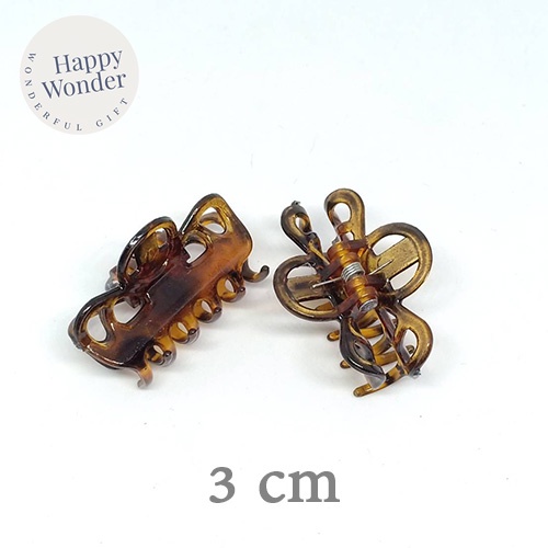 2 ชิ้น กิ๊บติดผม หนีบผม ที่สุดแห่งความเบา สบายศีรษะ ตัวเล็ก 3cm สไตล์เกาหลี  หัวน๊อตปลายปิดหมดปัญหาดีดออก