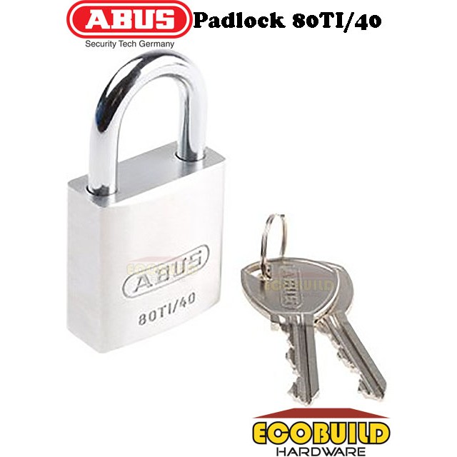 กุญแจ ABUS ไทเทเนียม 80TI/40