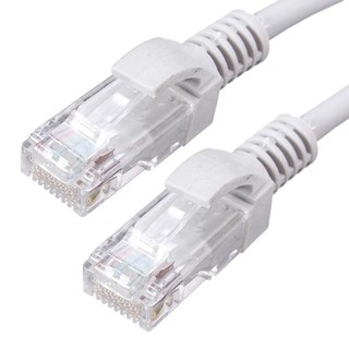 Glink Lan Cable Cat5e  สายแลน สำเร็จรูปพร้อมใช้งาน  (White)