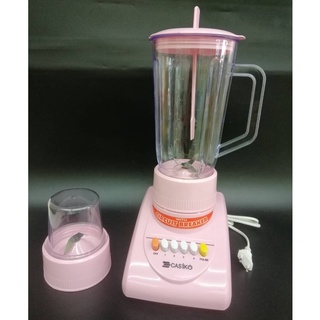 Casiko เครื่องปั่นน้ำผลไม้พร้อมเครื่องบดสับ ขนาด 1 ลิตร Blender with Dry Mill รุ่น BL-602