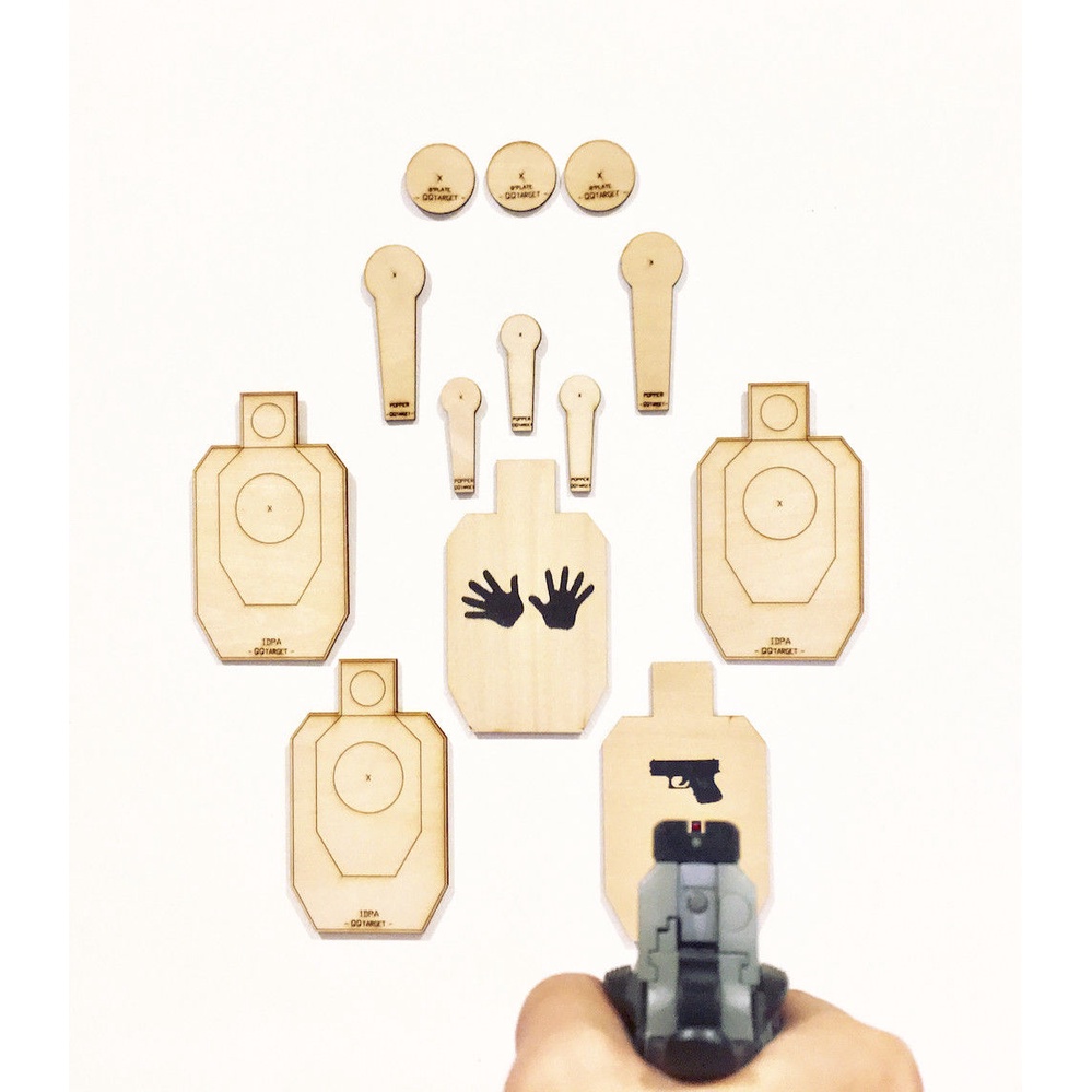 QQTarget IDPA เป้าซ้อม Dry-Fire ตามแบบ IDPA - IPSC และเป้าที่นิยมทั่ว ...