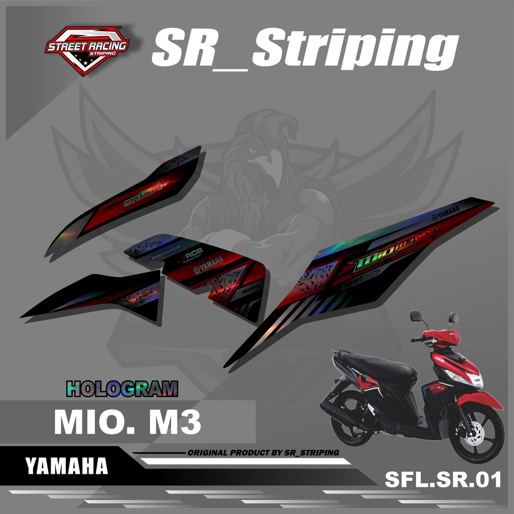 สติ๊กเกอร์ Mio M3 Striping / Mio M3 (Hologram) Mio M3 Variation / Mio M3 Decal / Mio M3 Striping / M
