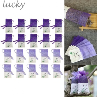 LUCKY~20x Scented Sachets Lavender Sachets Purple Gift Cabinet Scent Protection Brand New#Ready Stock