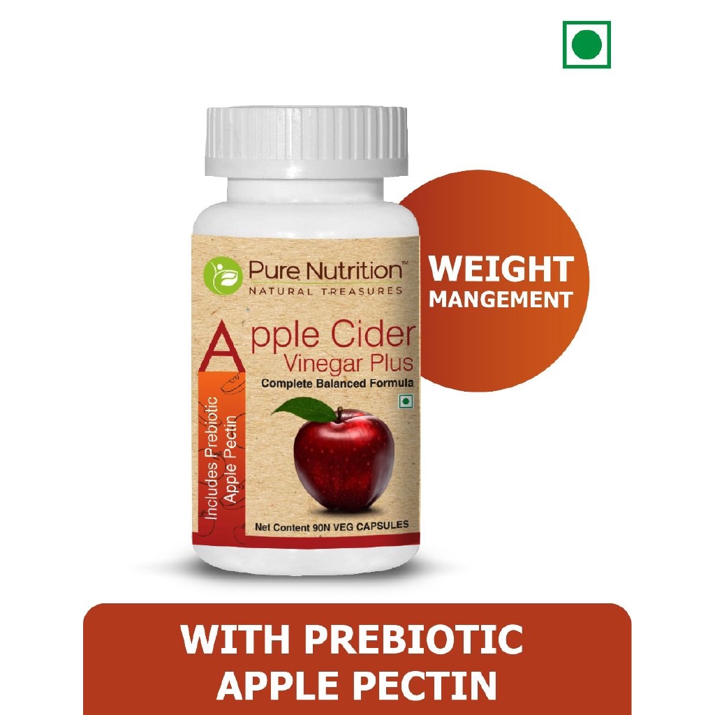 PURE NUTRITION Organic Apple Cider Vinegar Plus (Includes Prebiotic