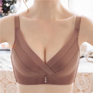 JiMei bra 32-38 abathered 34 c - 40 c ชุดชั้นในเสื้อชั้นในผ้าไหมดันทรงสําหรับผู้หญิง