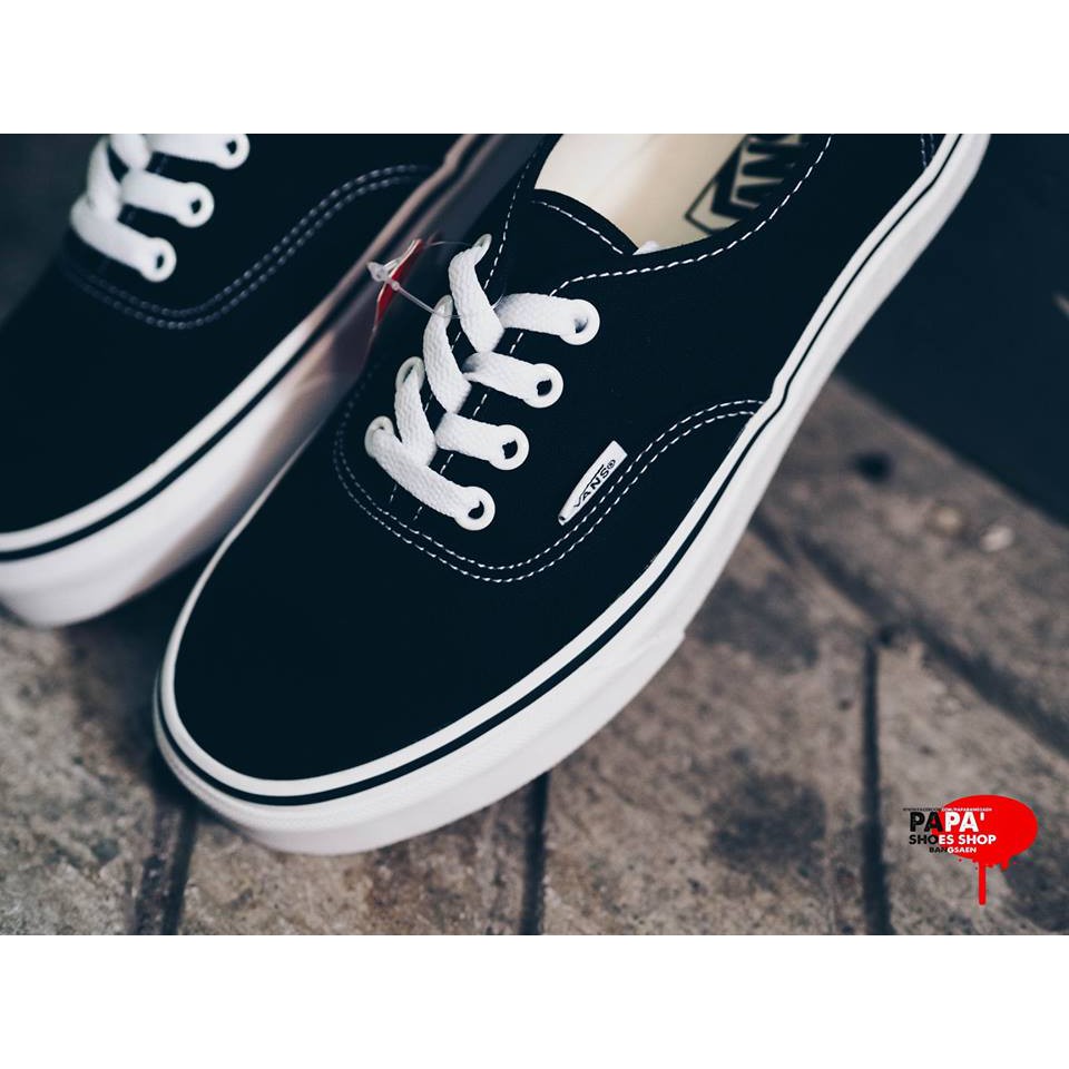 Vans Authentic Classic Blackwhite รองเท้าแวนส์ คลาสสิค สีดำ แวนส์ออเทน